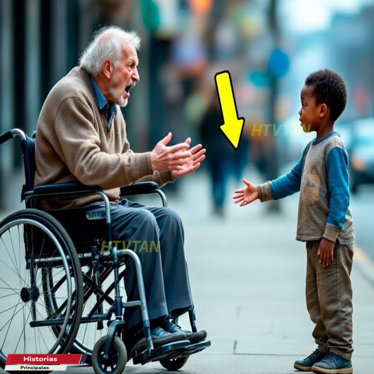 “Si Dios es real, cura mis piernas” — dijo el hombre rico… Entonces el niño tocó sus piernas…