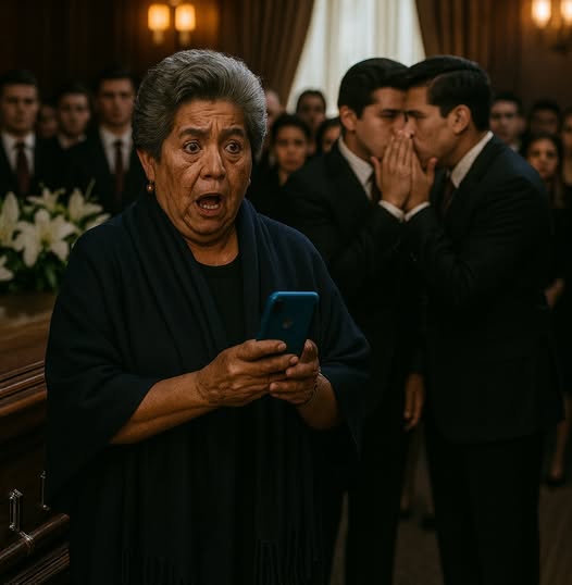 En el funeral de mi esposo, recibí un mensaje de un número desconocido: “Estoy vivo. No confíes en los niños.