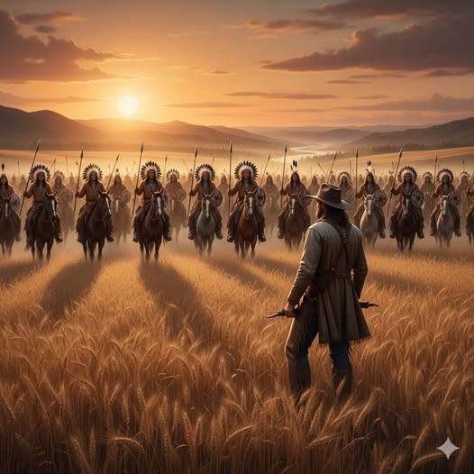 Un VAQUERO ayudó a un niño APACHE hambriento. Al día siguiente, 200 guerreros llegaron a su granero vv….