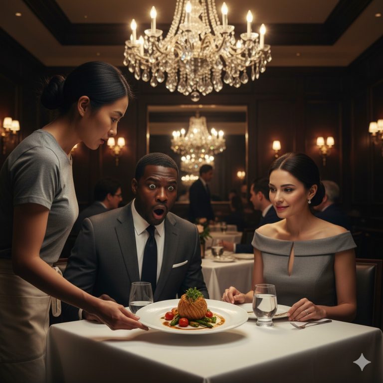 Salieron a cenar románticamente… pero cuando el hombre vio a la camarera, se le paró el corazón. Era su exesposa, la mujer que había dejado atrás, sin saber los sacrificios que había hecho para que él se convirtiera en el hombre exitoso que era hoy.