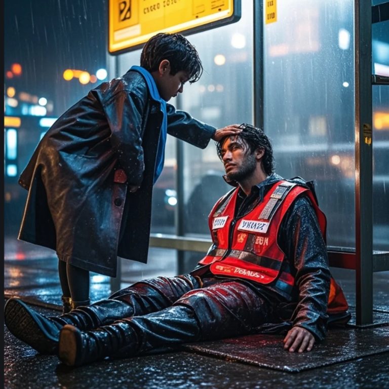 «Un NIÑO POBRE salvó a un DESCONOCIDO en la parada de autobús, ¡Años después ese desconocido controló su DESTINO!»