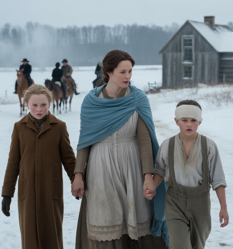 La tormenta se los iba a llevar, pero ella salvó a dos niños sioux—y cambió su destino