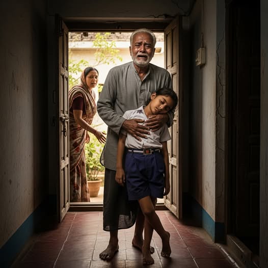 El abuelo cuida todos los días de su nieta de 10 años; un día, cuando ella fue a visitarlo, una vecina vio algo extraño, se asustó y llamó a la policía.
