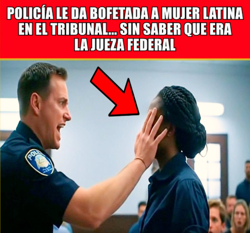 Policía Le Da Bofetada a Mujer Latina en el Tribunal… Sin Saber que era La Jueza Federal…