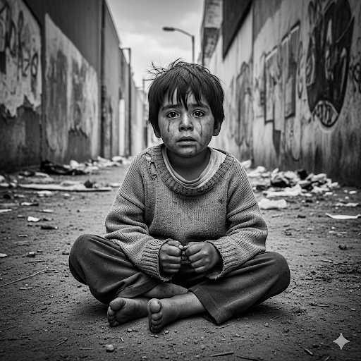 Una historia muy triste de un niño abandonado