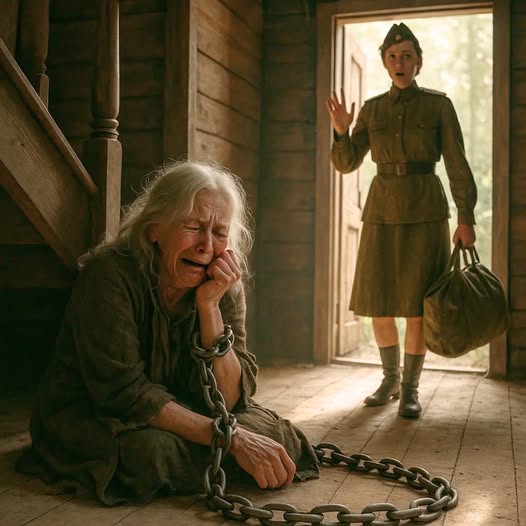 La hija de un soldado regresa y encuentra a su madre encadenada en casa. Su reacción dejó a todos sin palabras…