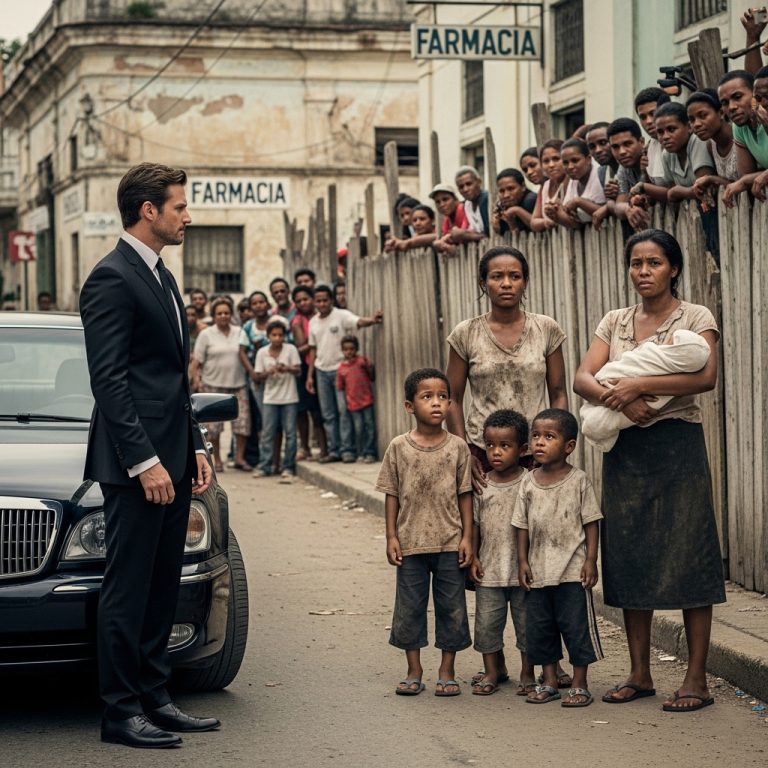 Un multimillonario vio a su exnovia —a quien había dejado hace seis años— mientras esperaba un Uber con tres niños que se parecían mucho a él. Él no sabía… que en realidad eran los hijos de Julián Castañeda.