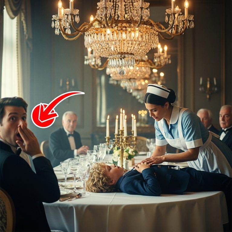 El hijo del millonario se ahogaba y solo la limpiadora supo qué hacer. Lo Salvó en 30 segundos…