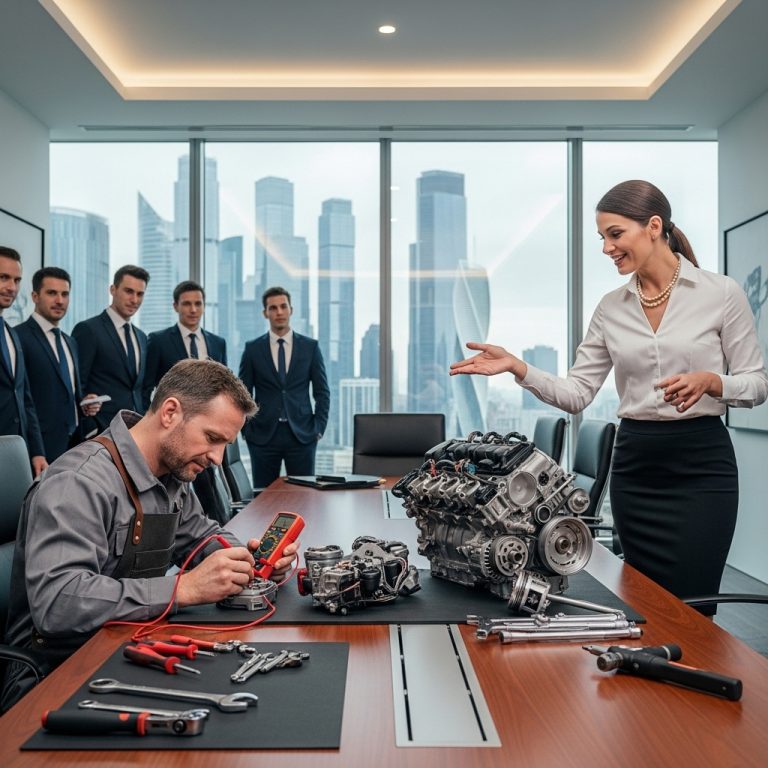 CEO Se Burló De Un Mecánico Pobre: “Arregla Este Motor Y Me Casaré Contigo” — Entonces Él Lo Logró…