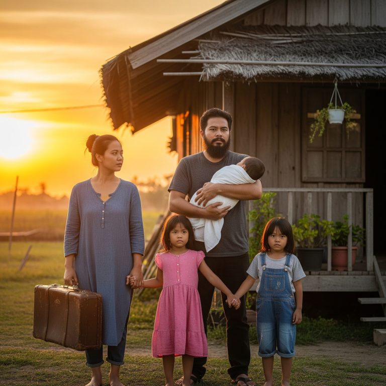 “Su esposa lo dejó a él y a sus cinco hijos — diez años después, ella regresó y se sorprendió al ver lo que había hecho.”