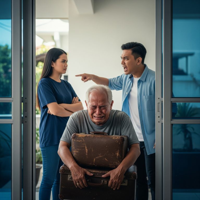 Después de transferir el título de la casa a su hijo, el padre fue inmediatamente expulsado — sin que él supiera que llevaba consigo 10 mil millones…