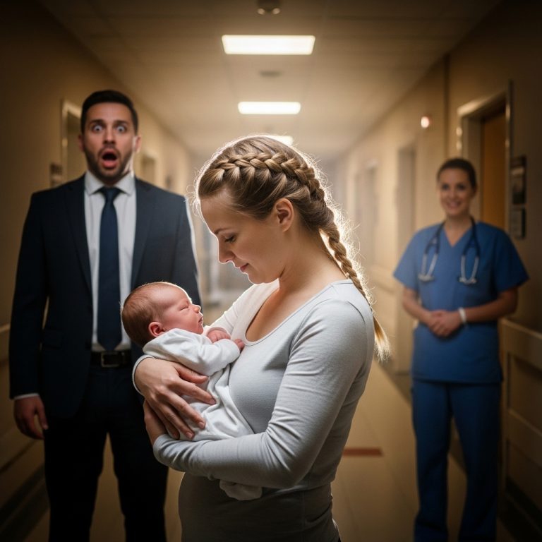 MILLONARIO ANGUSTIADO: SU BEBÉ NO PARA DE LLORAR EN EL HOSPITAL HASTA QUE UNA DESCONOCIDA INTERVIENE…