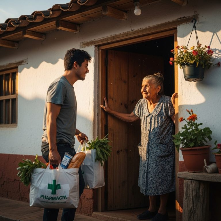 UN BUEN HIJO NO ESPERA A QUE SU MADRE LE PIDA… ÉL SOLITO LLEGA CON LO QUE HACE FALTA