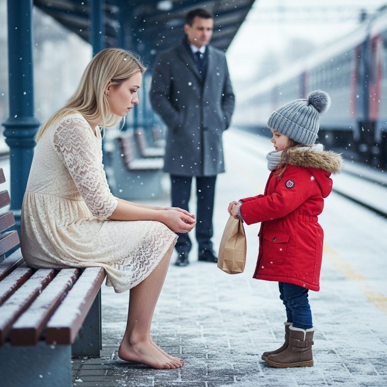“¡TÚ NO TIENES CASA Y YO NO TENGO MAMÁ!”, DECLARÓ LA NIÑITA A LA JOVEN SIN HOGAR EN LA PARADA…