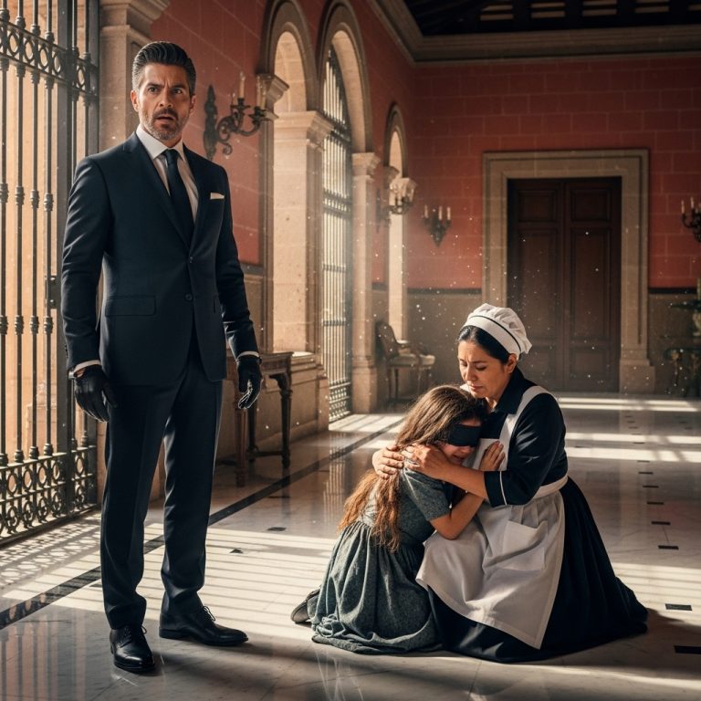 Millonario SORPRENDE a la EMPLEADA Protegiendo a su HIJA CIEGA… ¡Lo Que Ve lo Deja SIN PALABRAS!