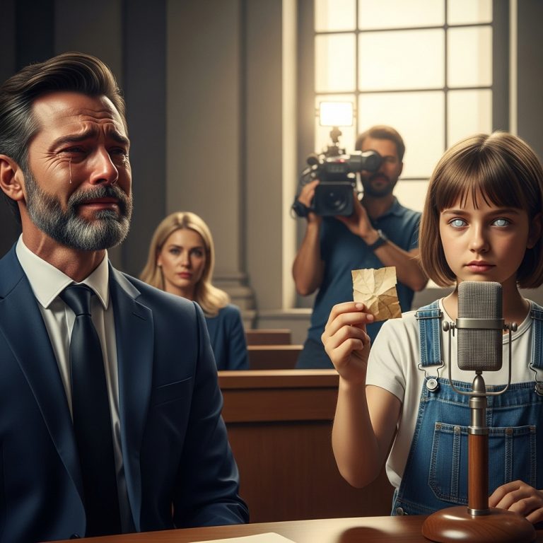 Niñita CIEGA irrumpe en audiencia de millonario sin abogado: “¡Yo voy a salvarte de la prisión!”….