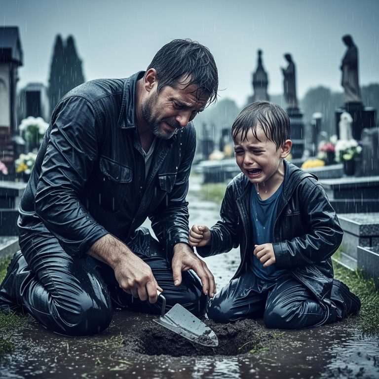El pequeño Jomar insistió en que su padre desenterrara la tumba de su madre, y cuando se abrió la tapa del ataúd, todos quedaron paralizados.