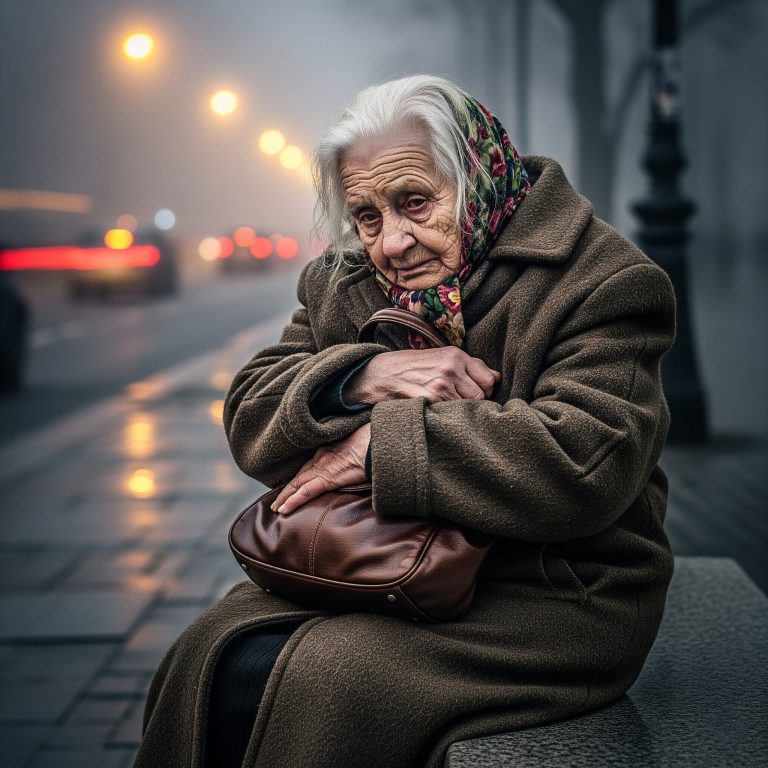 Después del funeral de mi esposo, mi hijo me llevó hasta las afueras del pueblo y me dijo: —“Aquí te bajas, mamá. Ya no podemos mantenerte.”