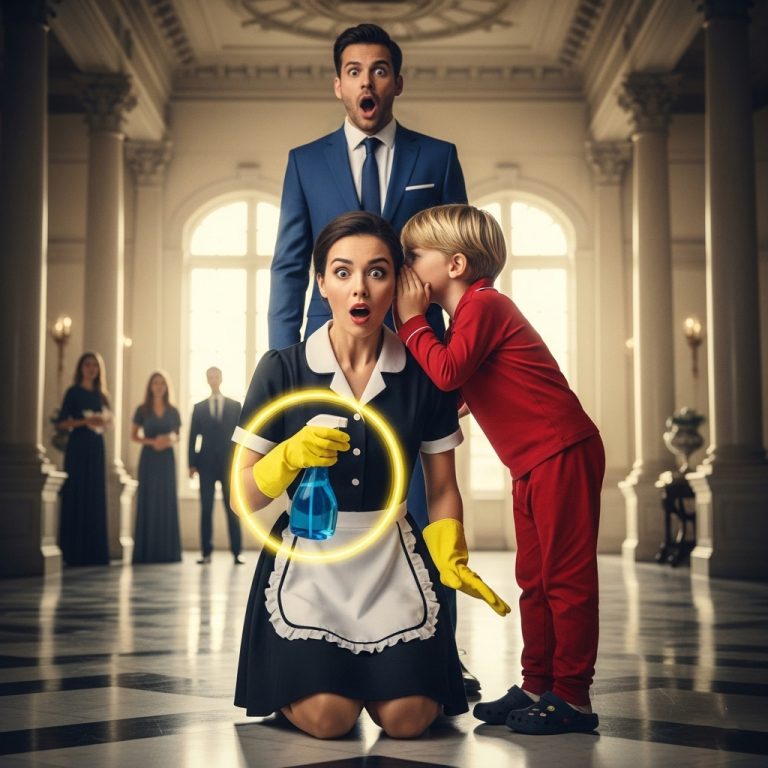 ¡QUIEN HAGA HABLAR A MI HIJO SE CASARÁ CONMIGO! DIJO EL MILLONARIO… Y LA EMPLEADA SORPRENDIÓ A TODOS