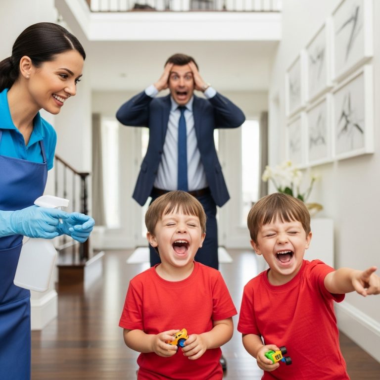 LOS GEMELOS DEL MILLONARIO ERAN CIEGOS, HASTA QUE LA NUEVA NIÑERA HIZO ALGO QUE CAMBIÓ TODO…