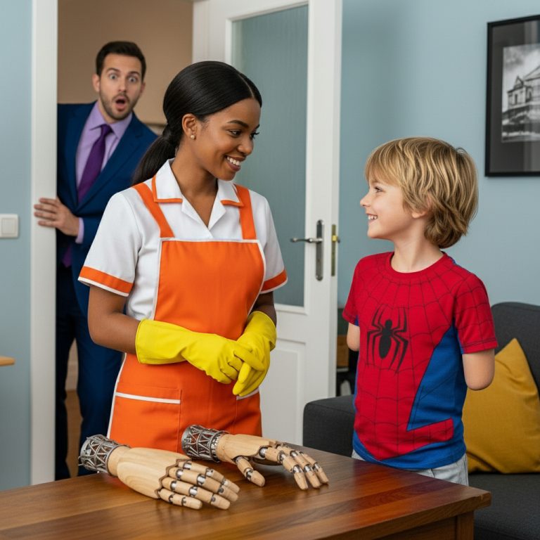 La Contrató para Limpiar, pero Ella le Devolvió la Alegría a su Hijo sin Brazos…