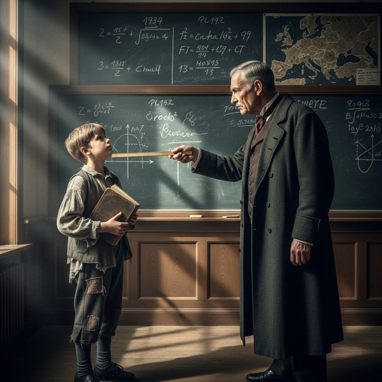 “¡CALLA, ANALFABETO!” — gritó el profesor… hasta que el niño escribió en 9 idiomas…