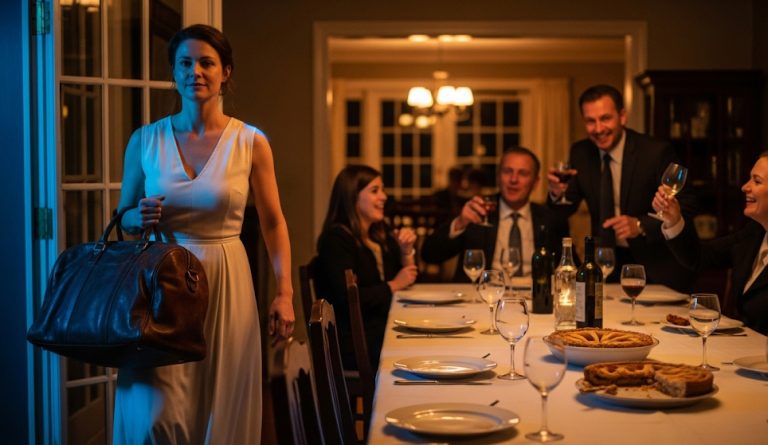 Antes de los invitados, mi esposo se burló de mí y me lllamó “cerda gorda”, yo en silencio hice algo que lo dejó profundamente sorprendido…