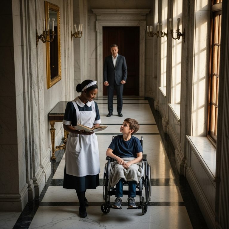 El Hijo del Multimillonario Nunca Pudo Caminar – Lo Que Hizo la Empleada Negra Sorprendió a Todos…