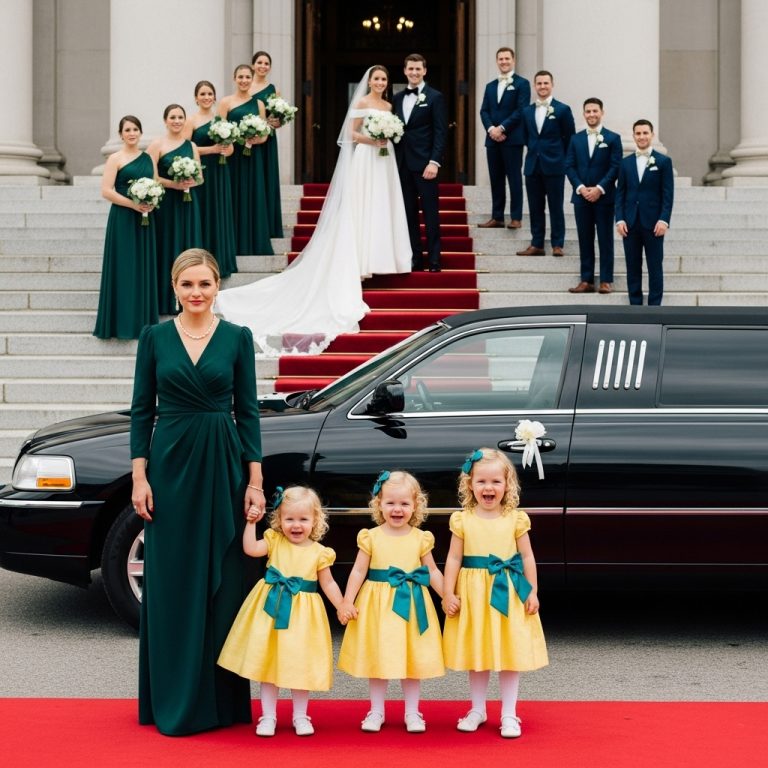 Él Invitó a Su Pobre Exesposa Para Humillarla En Su Boda—Pero Ella Llegó En Una Limusina Con Sus Trillizas…