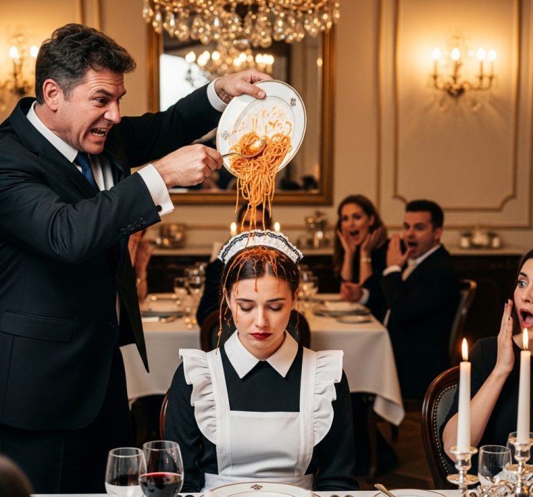 “Cállate y trabaja” –Millonario humilla a la criadaa… 5 minutos después termina arrodillado