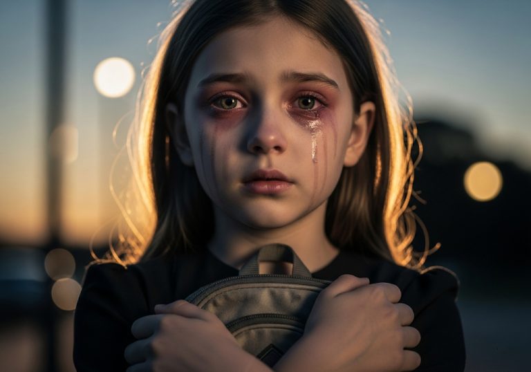 Después del entierro de su padre en California, una niña pequeña fue abandonada en la calle por su madrastra — pero apareció de pronto un millonario abogado y descubrió un testamento oculto.