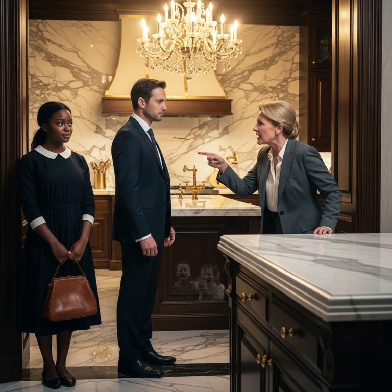 Millonario encuentra a su exesposa negra en un restaurante – con trillizos que se parecen a él….