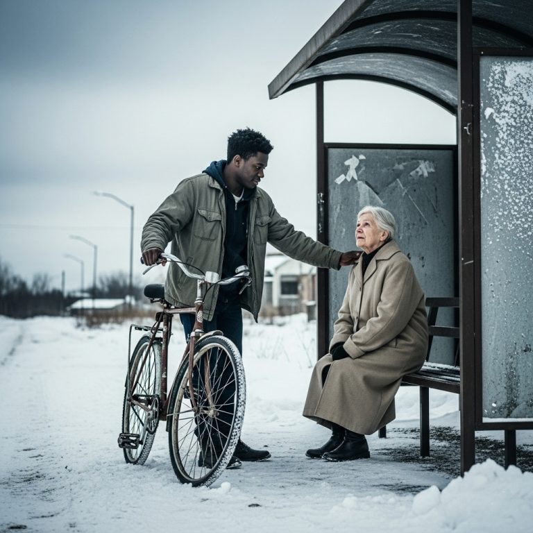 Todos ignoraron a la anciana perdida, hasta que un adolescente negro le tomó la mano. Ella era una multimillonaria.