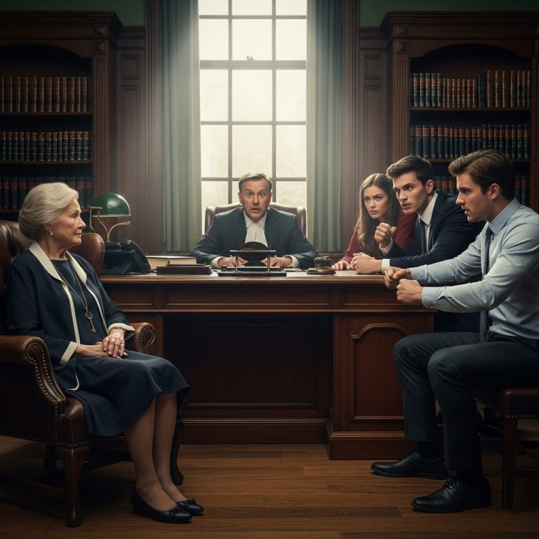 Mis hijos me dejaron fuera de la lectura del testamento de mi esposo — Así que les mostré quién manda de verdad.