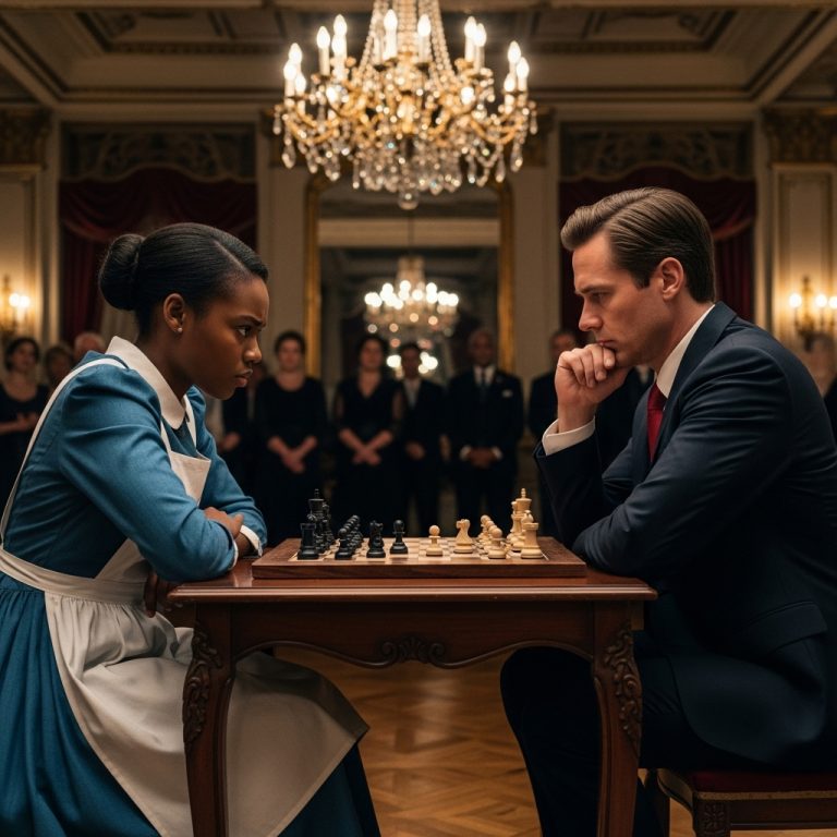 MILLONARIO INVITA A SU EMPLEADA NEGRA A JUGAR AJEDREZ… Y JAMÁS IMAGINÓ SU JUGADA…