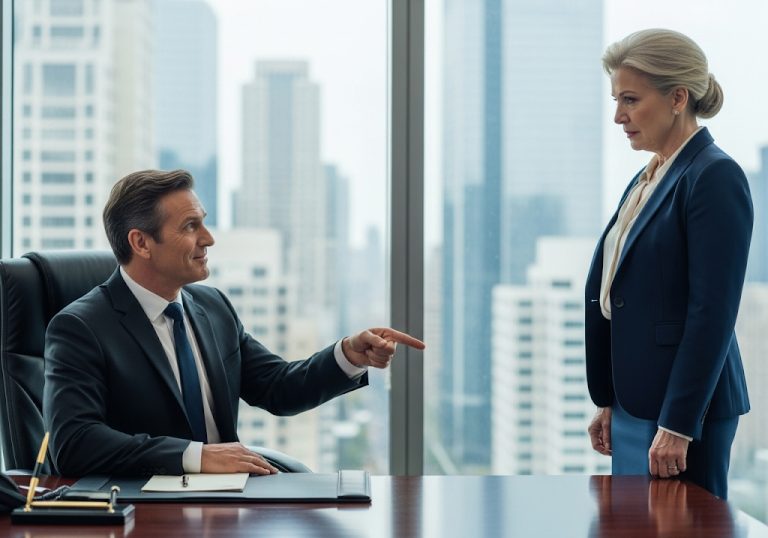 «Eres una fracasada vieja» — sonrió torcidamente el director al anunciarme el despido. No tenía idea de que, esa misma noche, tenía una cita con el propietario de toda su compañía…