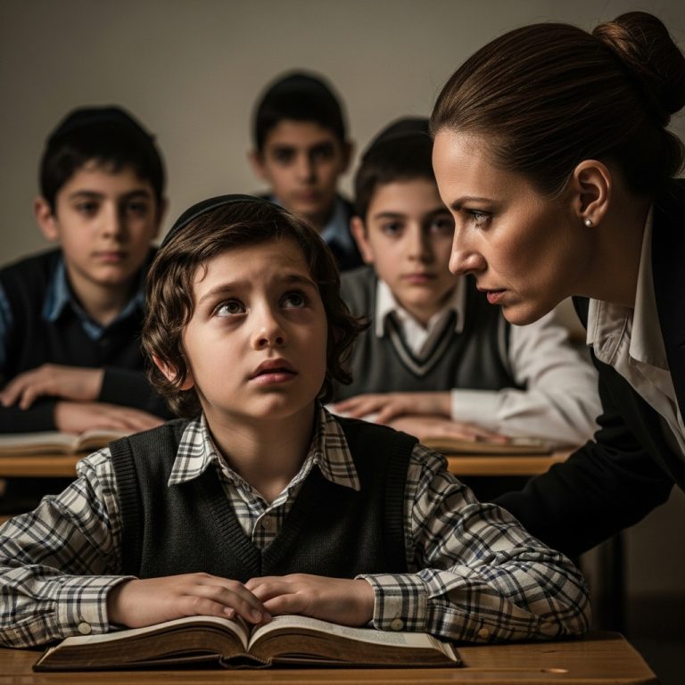 “¡CÁLLATE, ANALFABETO!” — Gritó La Profesora…A Hasta Que El Niño Judío Escribió En 7 Idiomas