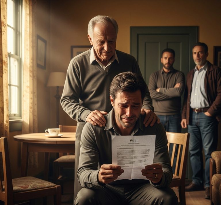 El papá entrega un pagaré de 900 mil pesos a sus tres hijos para que lo ayuden a pagarlo, pero todos se niegan… salvo el hijo menor, que decide asumir la deuda y llevárselo a vivir con él para cuidarlo. Exactamente un año después, el menor recibe inesperadamente una hoja tamaño carta… y lo que lee lo deja sin palabras.