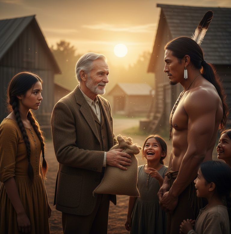 Sus padres la vendieron por ser infértil…A Hasta que un Apache solitario con tres hijos la acogió….