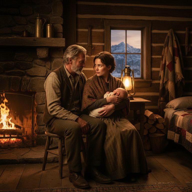 Un hombre virgen e infértil de las montañas heredó una cabaña por 1 dólar: encontró a una adolescente embarazada viviendo dentro…