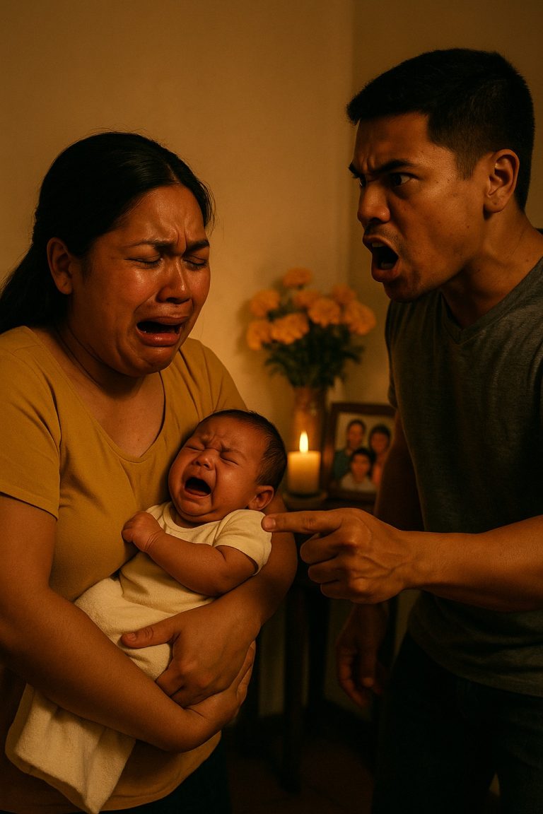 Después del parto, mis hormonas cambiaron. Mi esposo me decía que olía mal: “Tienes un olor agrio. Ve a dormir al sofá de la sala.” Solo dije algo con calma… que lo avergonzó profundamente.