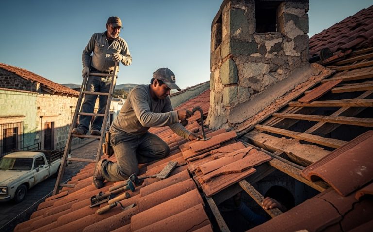 Cuando los albañiles quitaron las tejas en Oaxaca, escucharon un llanto de niño atrapado en el techo…