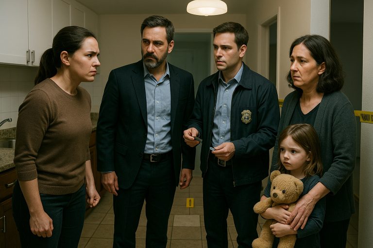 “Papá no está muerto, está bajo tierra”, dijo la niña. La policía empezó a excavar…