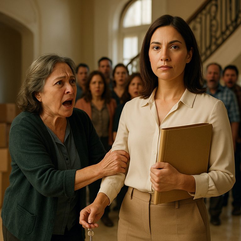 Recién divorciada, doné la mansión a la caridad; mi suegra grritó: “¿Entonces mis 12 familiares se van a la calle?”, y yo le respondí una frase que la dejó sin palabras…