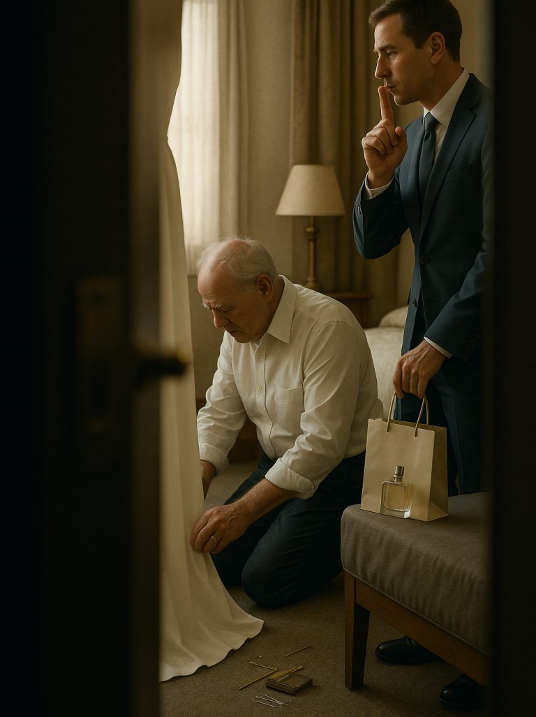 Los seguí en secreto y los vi entrar juntos a un hotel. Me apresuré a seguirlos, subí las escaleras y miré por la rendija de la puerta… lo que vi me dejó completamente atónita…