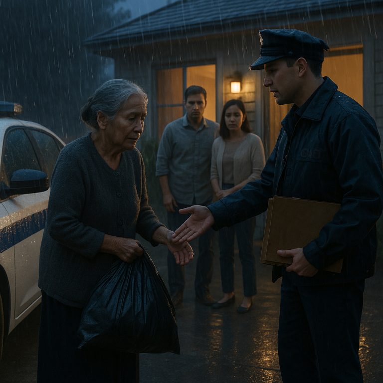 Una madre anciana vende la tierra heredada para pagar las deudas de su hijo — Tres meses después, ella y su esposo son echados por su propio hijo y nuera… Pero lo que ellos no sabían era que ella ya había ido a la policía una semana antes y lo tenía todo planeado con precisión.