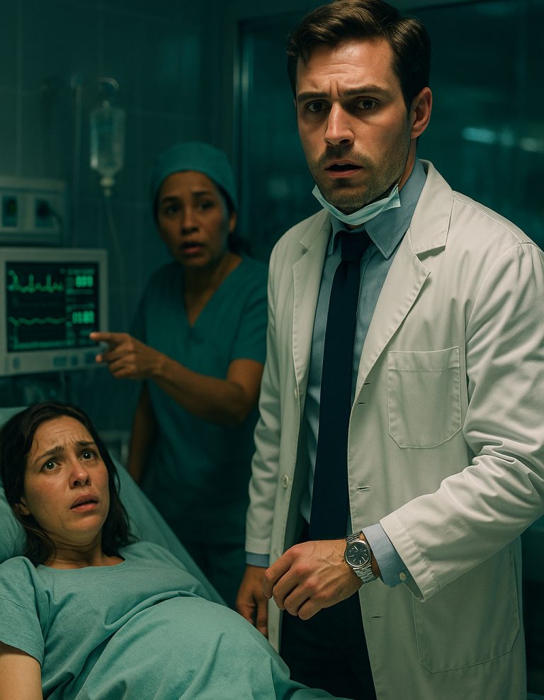 ELLA ESTABA A PUNTO DE DAR A LUZ… Y EL DOCTOR ERA SU EX ESPOSO, ÉL HIZO ALGO INCREÍBLE