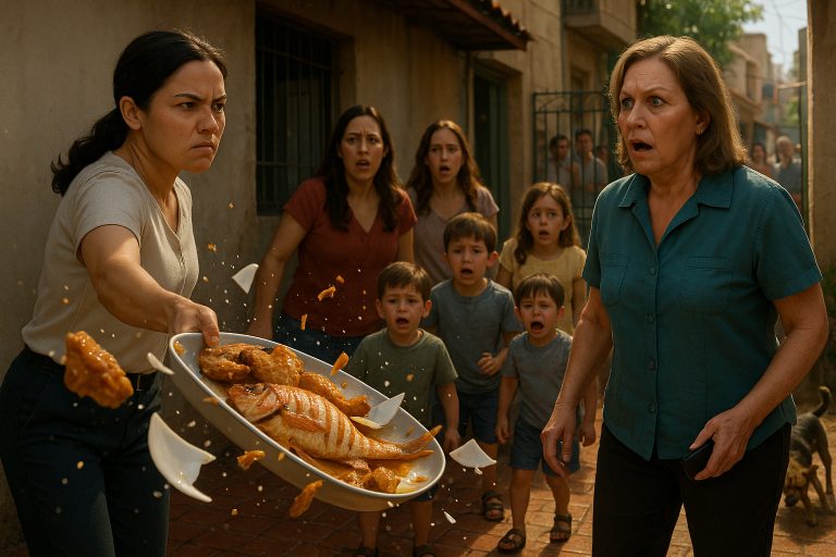 Cuando pedí comida con pollo y pescado, iba a llamar a mi madre biológica para que comiéramos juntas, pero al percibir el olor, mi suegra enseguida invitó a la familia de mis dos cuñadas y sus cuatro nietos.