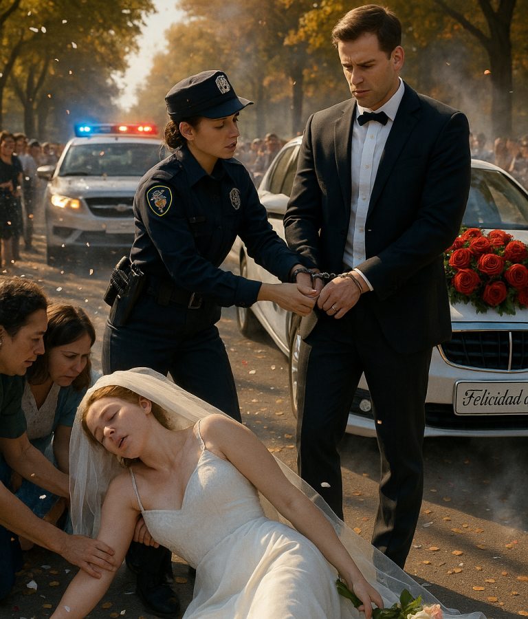 LA POLICÍA BLOQUEA LA CARAVANA NUPCIAL – Esposan al novio y la novia se desmaya al conocer la verdad aterradora