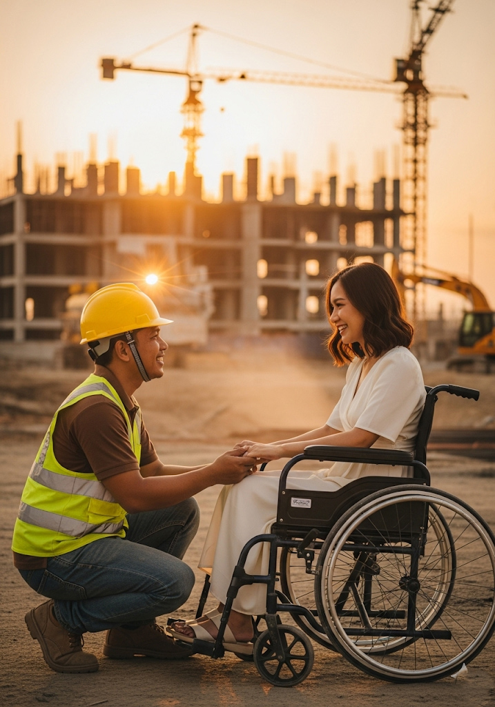 UN OBRERO DE LA CONSTRUCCIÓN GASTÓ TODOS SUS AHORROS PARA CASARSE CON UNA MUJER PARALIZADA — PERO LO QUE SUCEDIÓ LA NOCHE DE SU BODA DEMOSTRÓ QUE ERA MÁS RICO QUE CUALQUIER GANADOR DE LA LOTERÍA